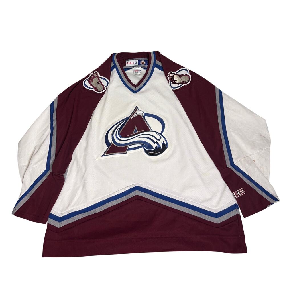Vintage CCM Colorado Avalanche NHL Hockey Jersey XL